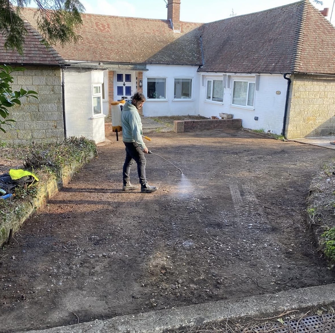 Tarmac surfacing work
