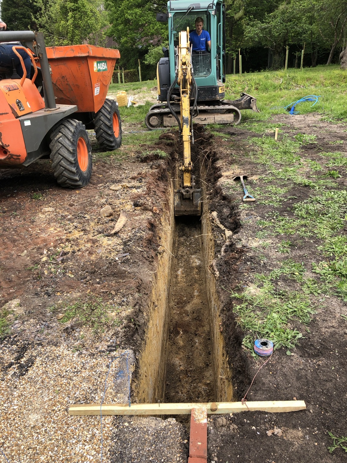 Groundworks and site preparation project